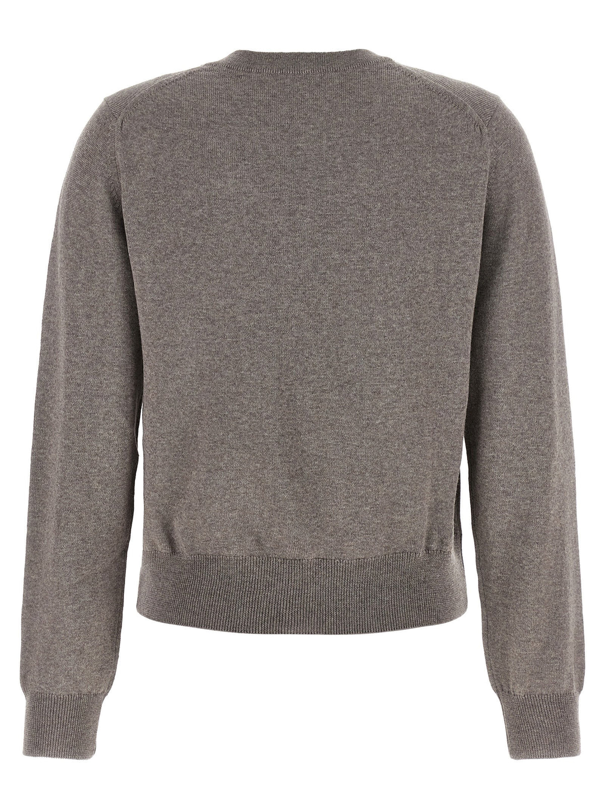 Maison Kitsuné Grauer Wollcardigan