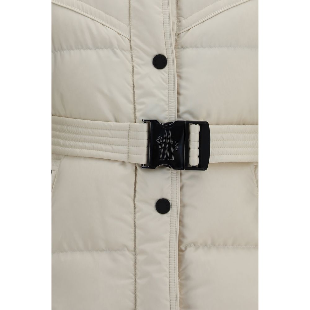Moncler Grenoble Beiger Wollmantel