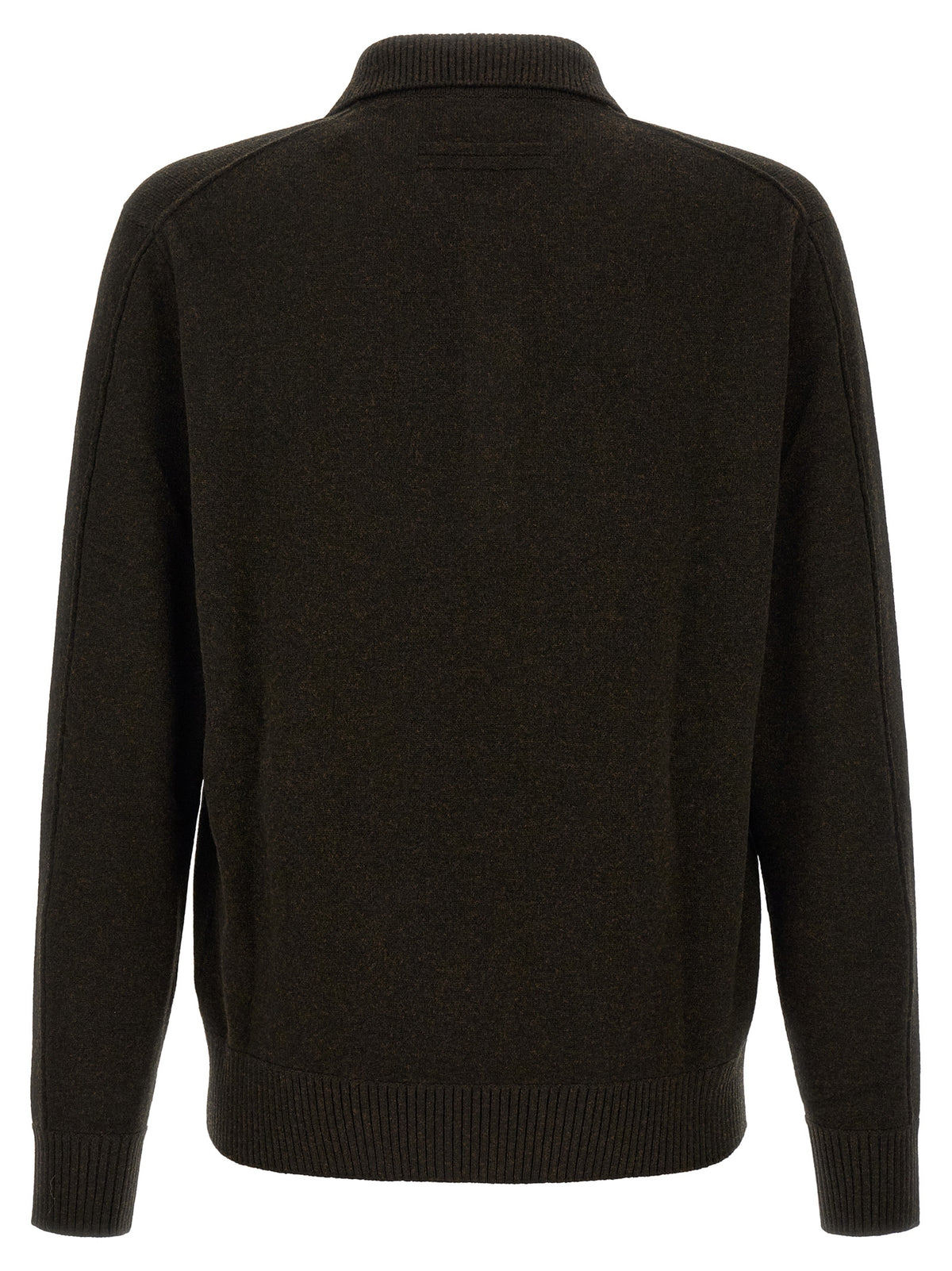 ZEGNA Braunes Woll-Poloshirt