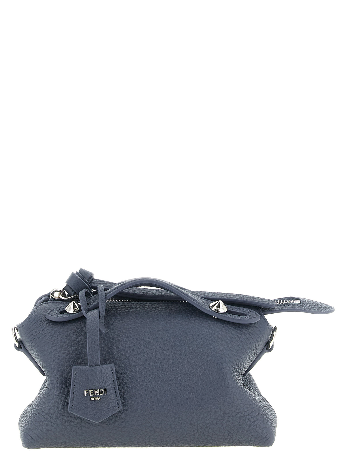 Fendi Blaue Clutch aus Kalbsleder