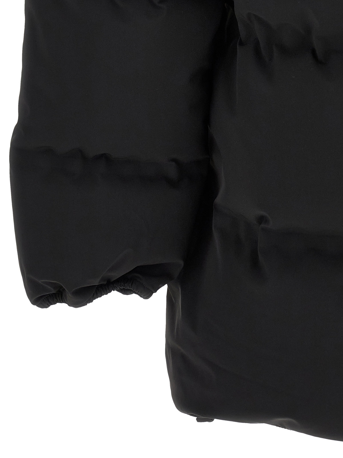 Herno Schwarze Polyamid-Jacke in voller Länge
