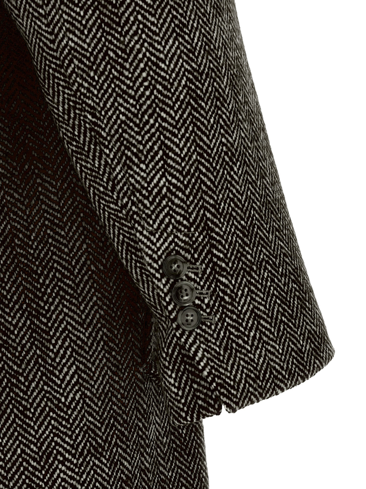 Ami Paris Schwarzer Wollmantel aus reiner Schurwolle