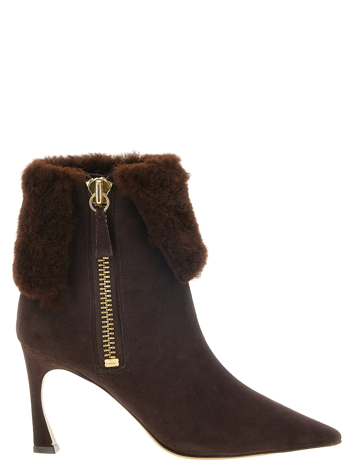 Alexandre Birman Ankle Boots aus braunem Kalbsleder