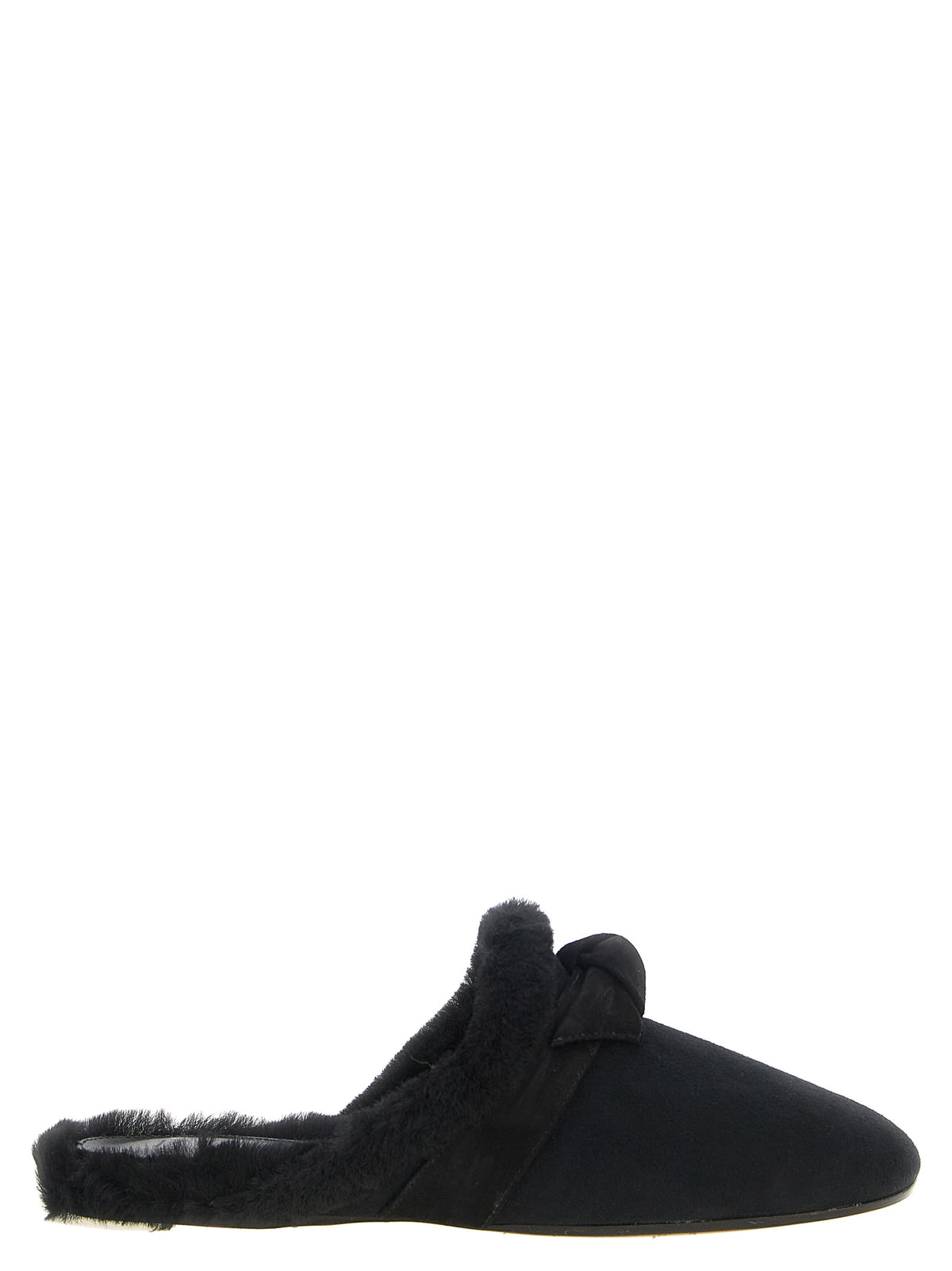 Alexandre Birman Schwarze Mules aus Kalbsleder