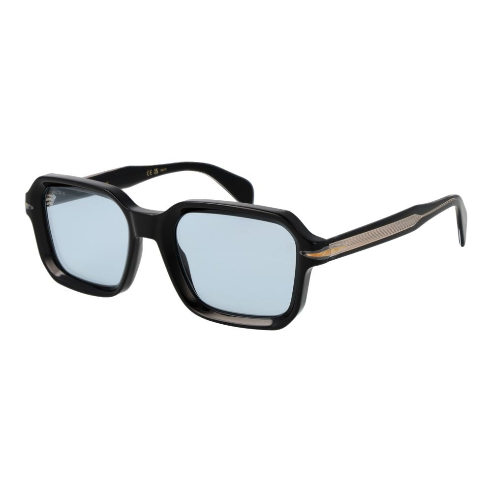 David Beckham Schwarze Sonnenbrille aus Acetat