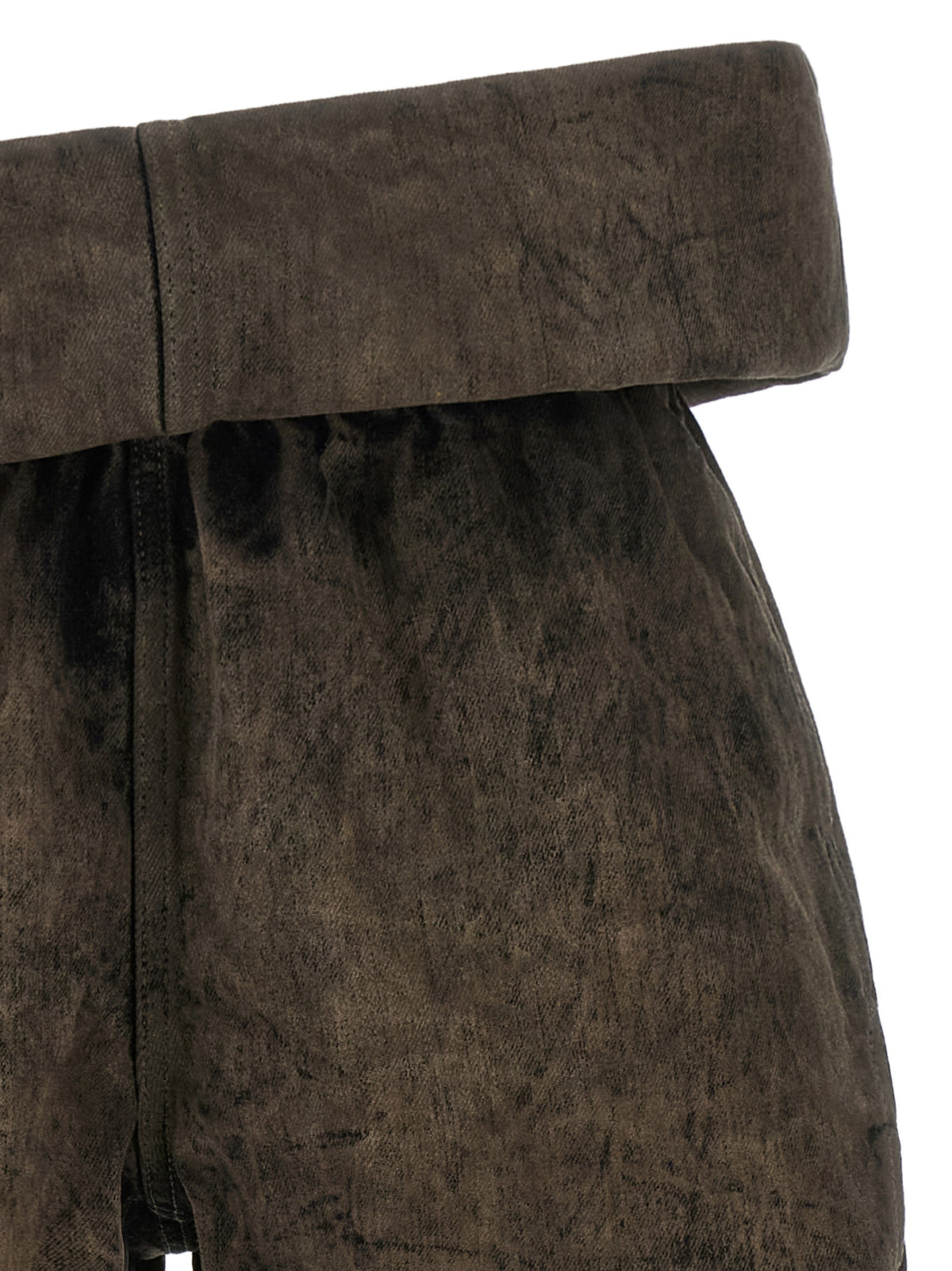 Rick Owens Graue Cargoshorts aus Baumwolle