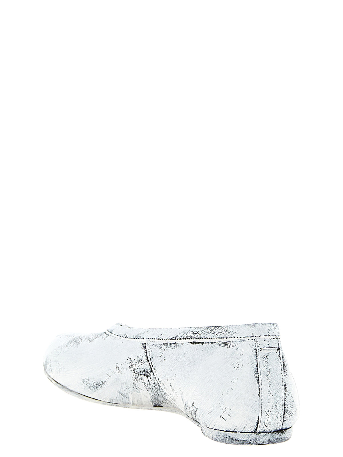 Maison Margiela Weiße Ballerinas aus Lammleder