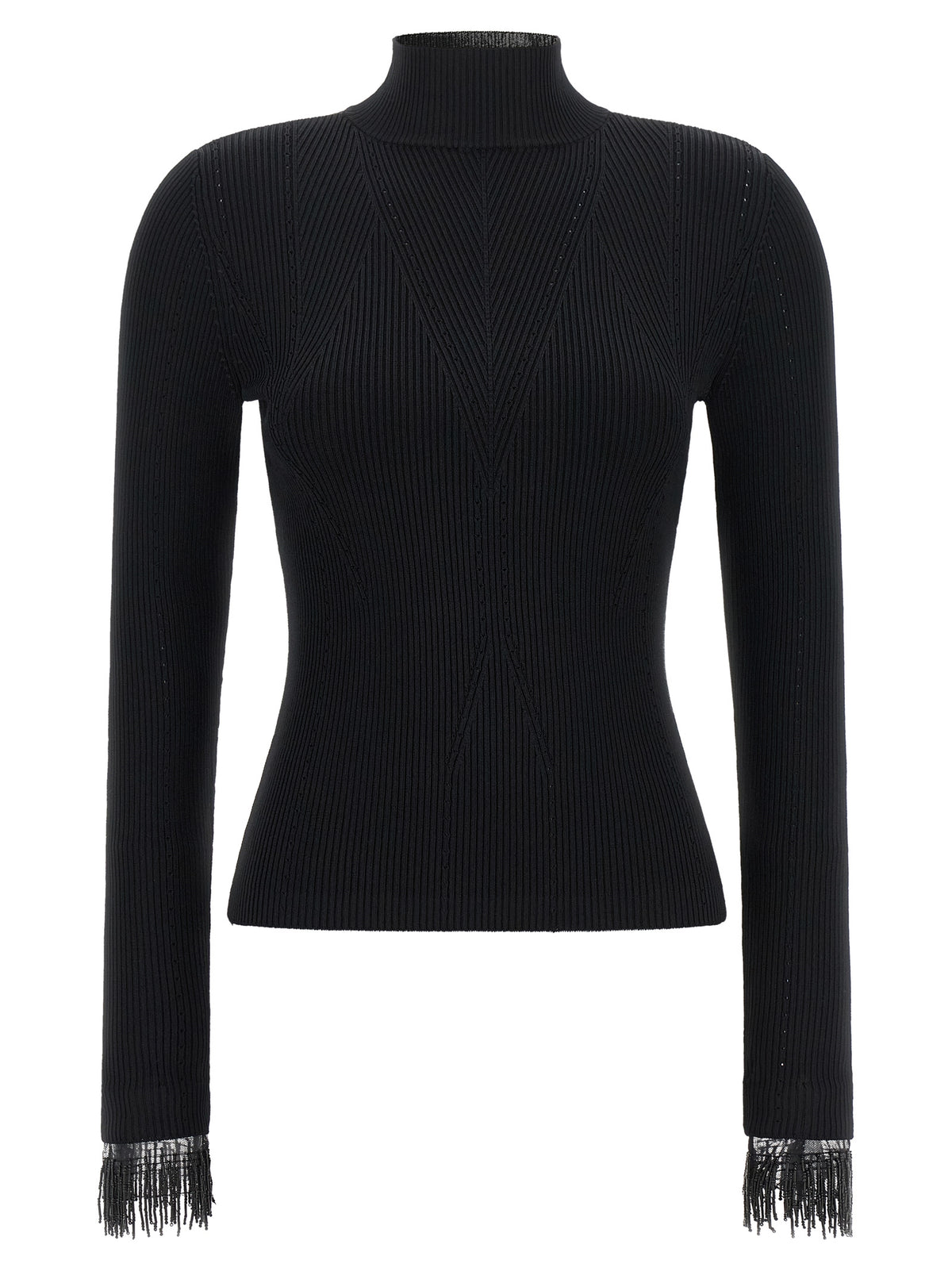 Twinset Schwarzer Cardigan aus Viskose