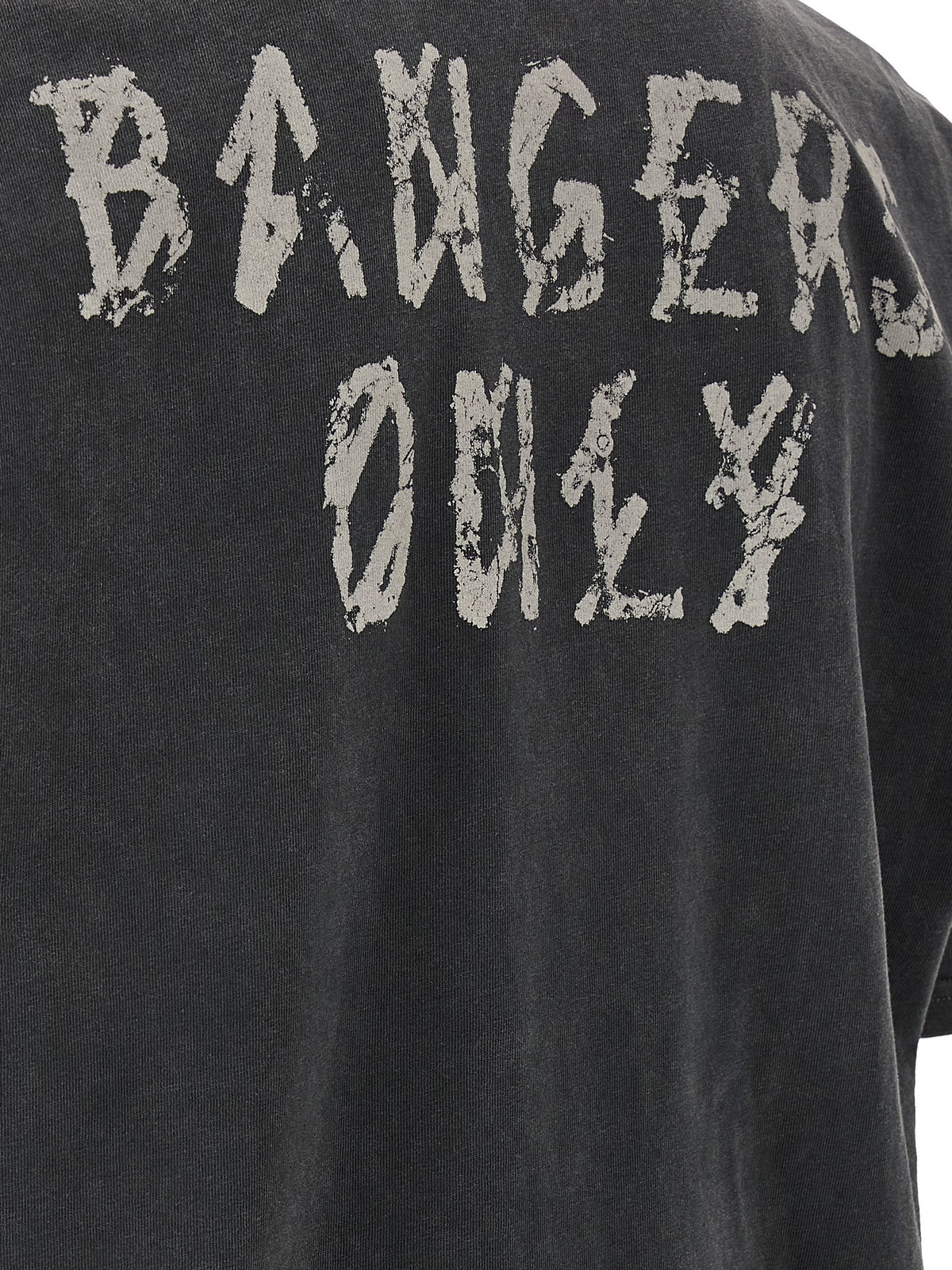44 Label Group Schwarzes Baumwoll-T-Shirt