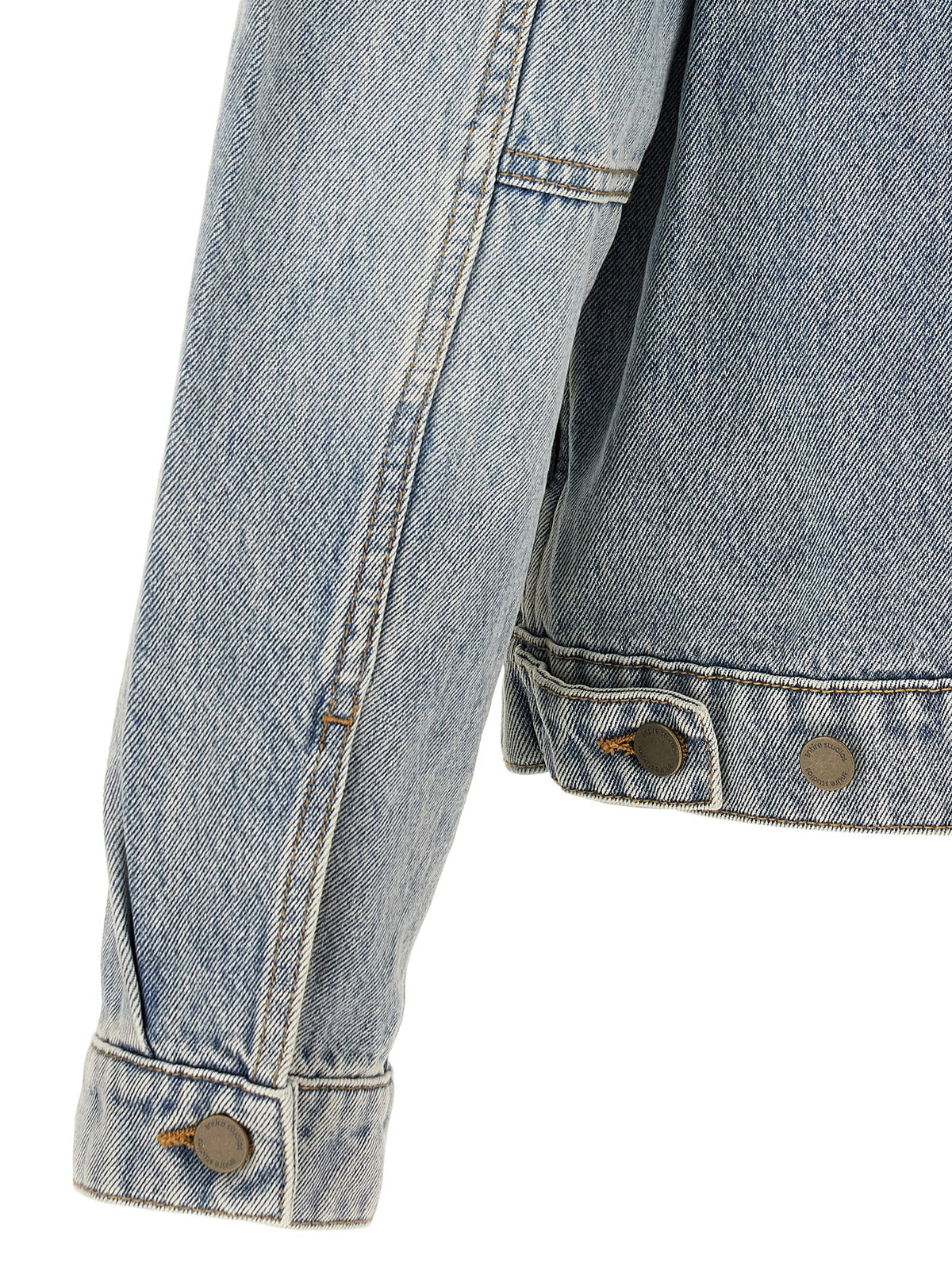 Entire Studios Blaue Jeansjacke aus Baumwolle