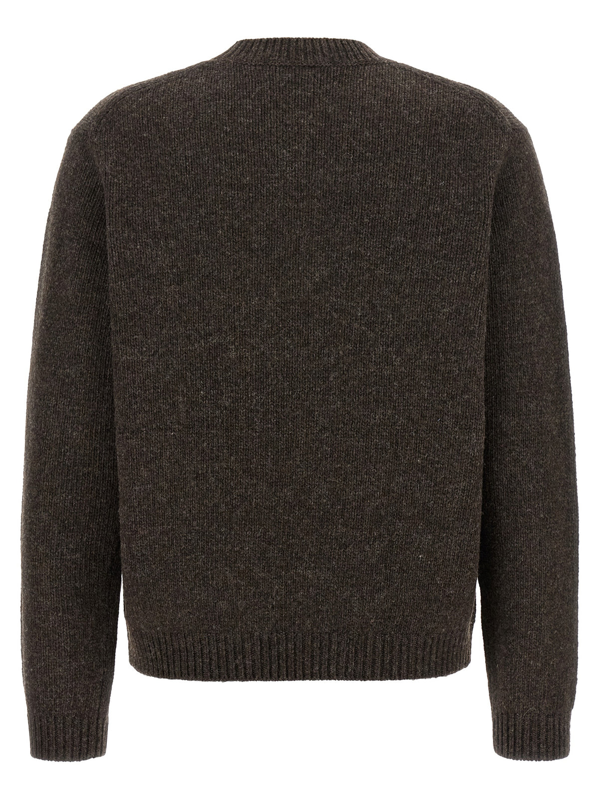 Maison Kitsuné Brauner Wollcardigan