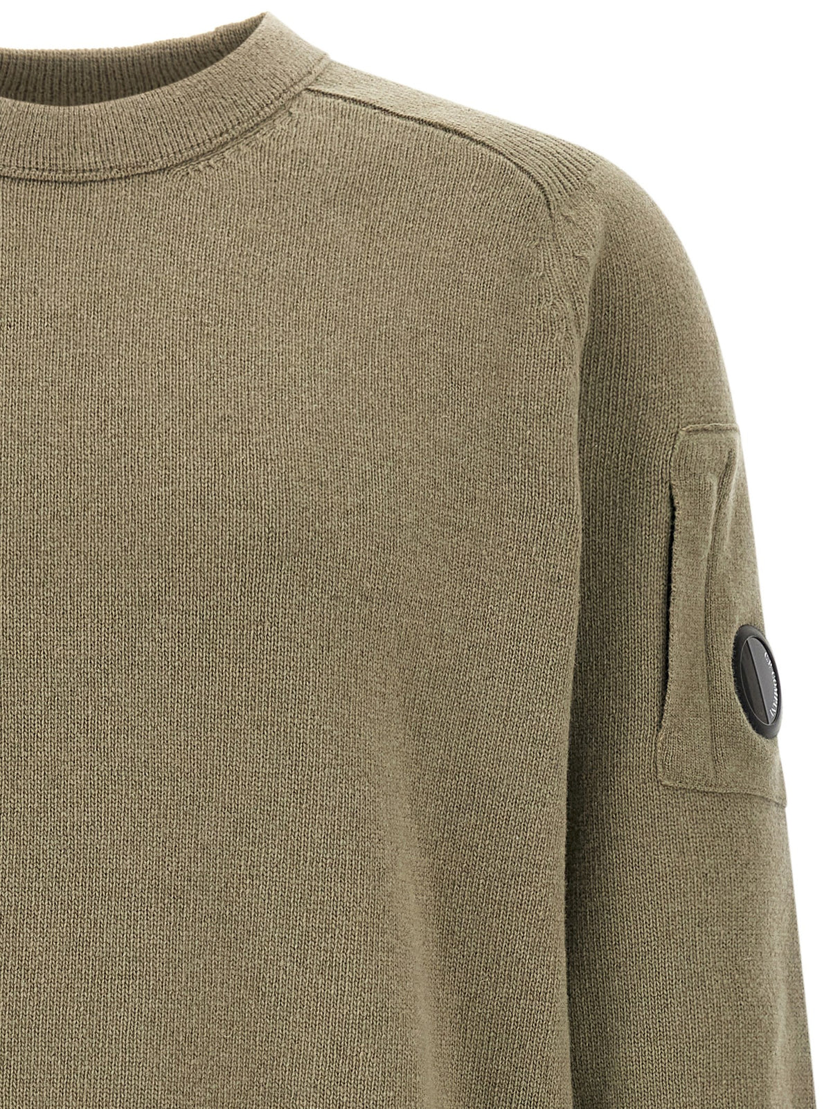 C.P. Company Zweifarbige Wollstrickjacke