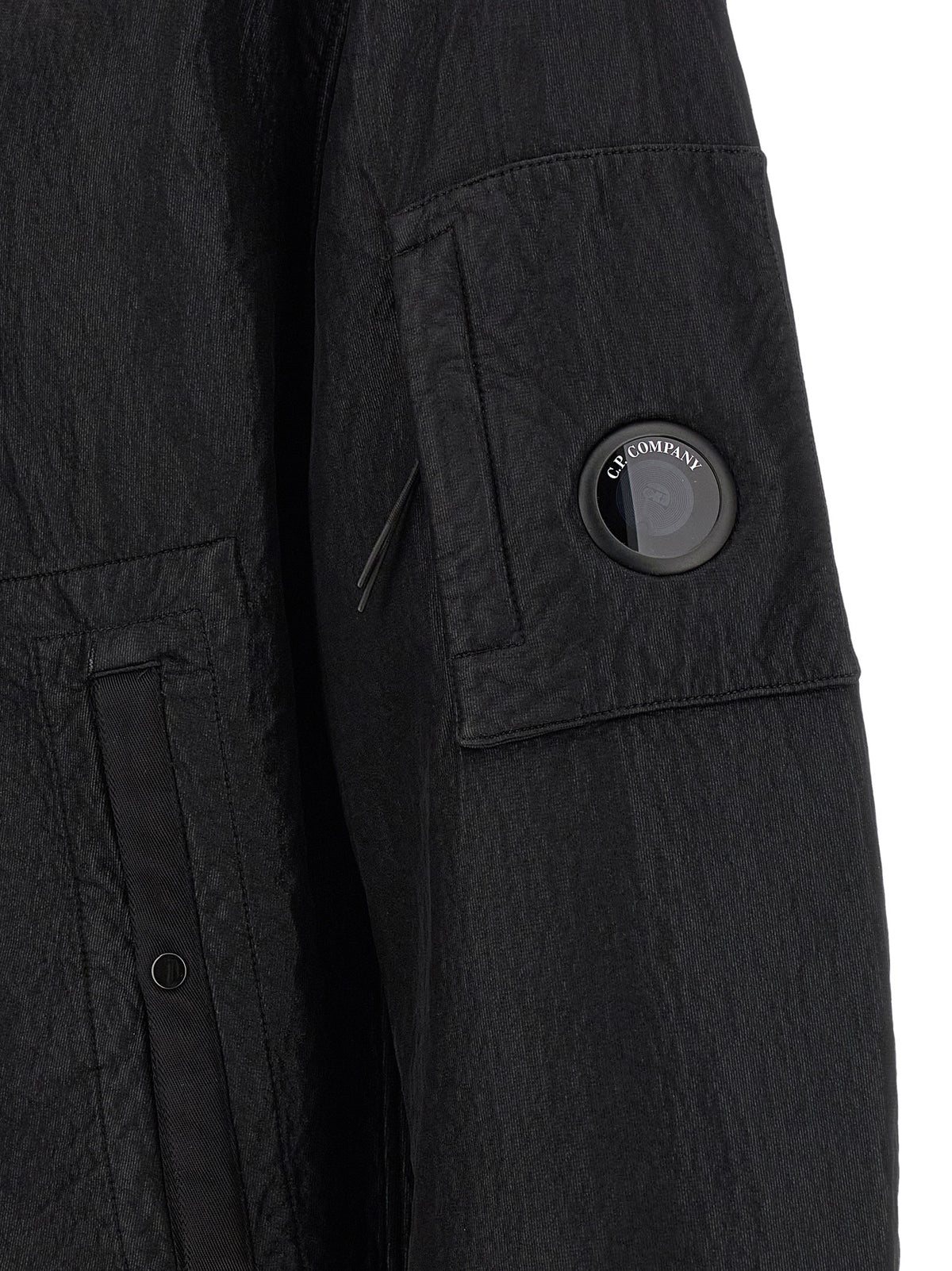 C.P. Company Schwarze Polyamid-Shell-Jacke
