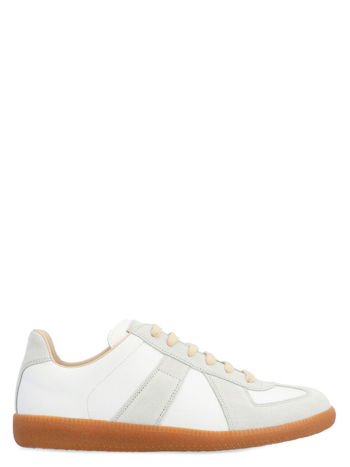 Maison Margiela Weiße Low-Top-Sneaker aus Polyvinyl