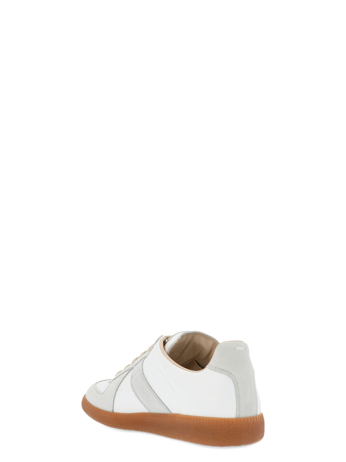 Maison Margiela Weiße Low-Top-Sneaker aus Polyvinyl