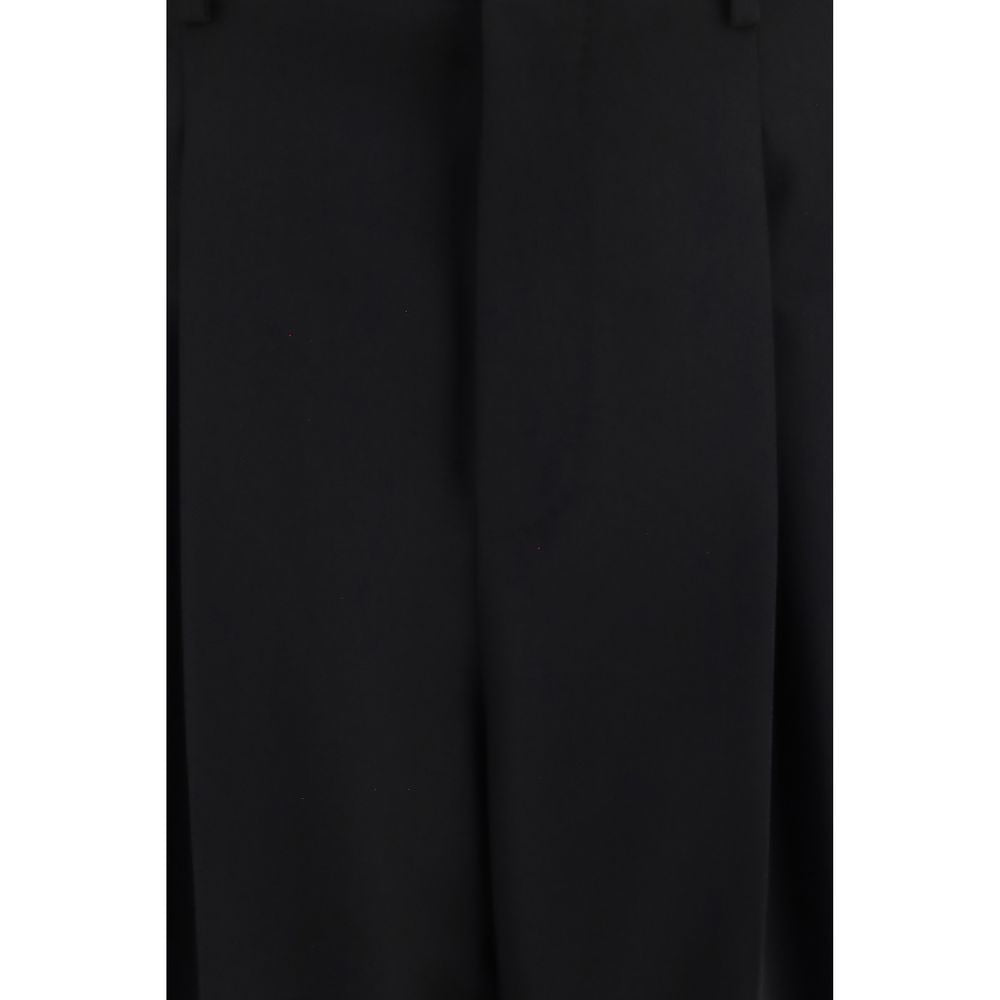 Dolce & Gabbana Schwarze Wollhose Oves Aries
