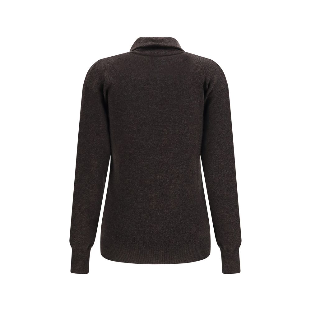 Lemaire Schwarzer Kaschmirpullover
