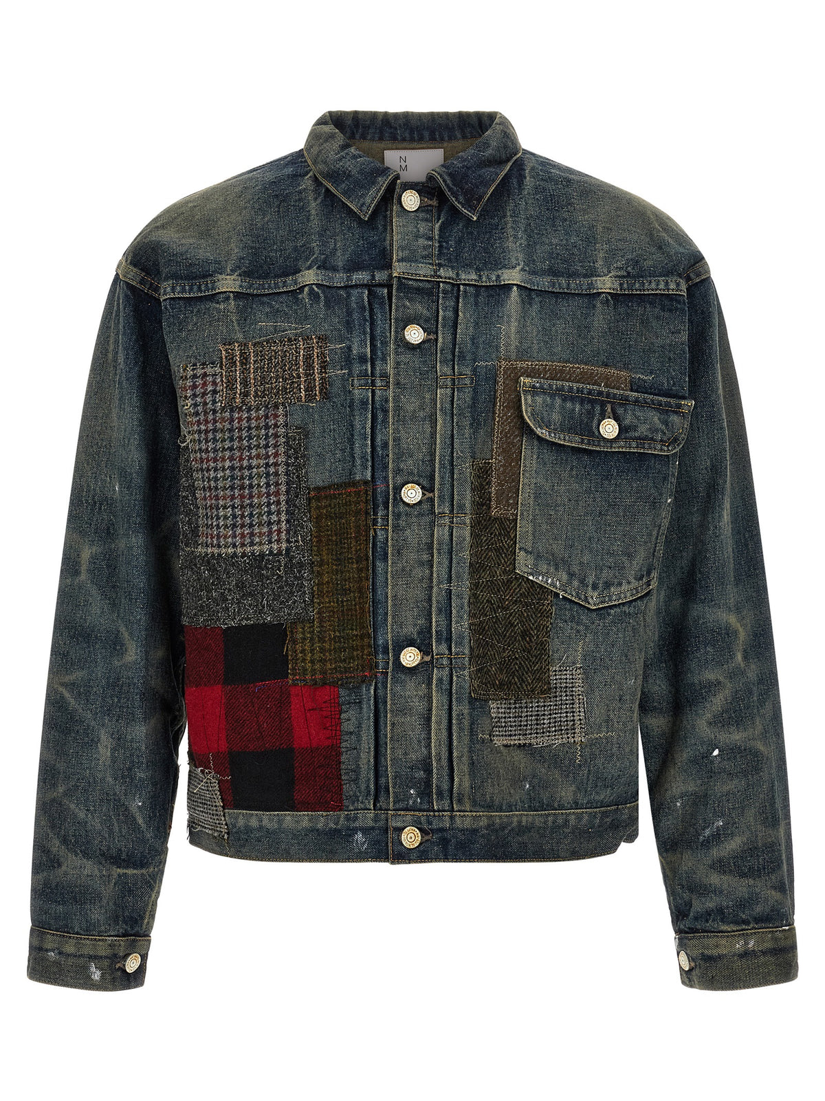 Junya Watanabe Blaue Jeansjacke aus Baumwolle