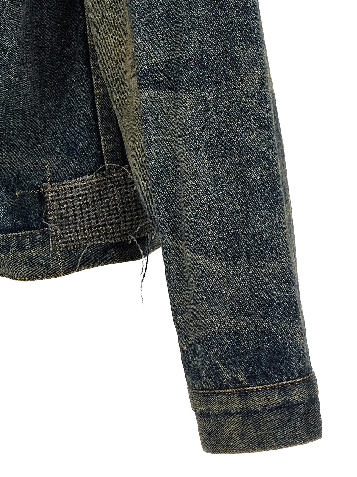 Junya Watanabe Blaue Jeansjacke aus Baumwolle