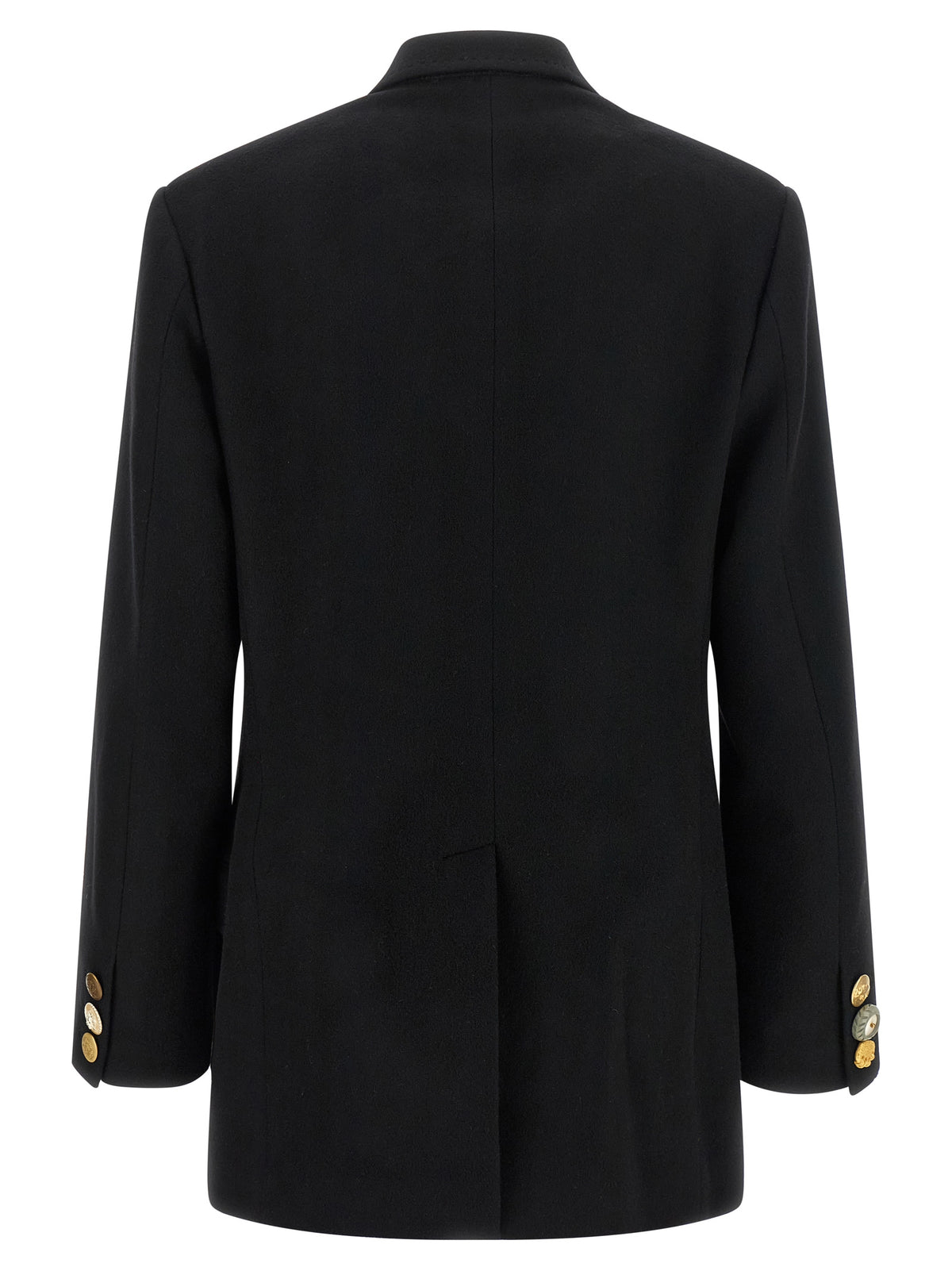 Junya Watanabe Schwarzer Wollmantel