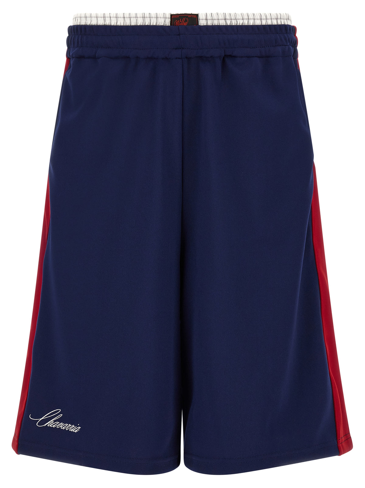 WILLY CHAVARRIA Blaue Bermuda-Shorts aus Polyester