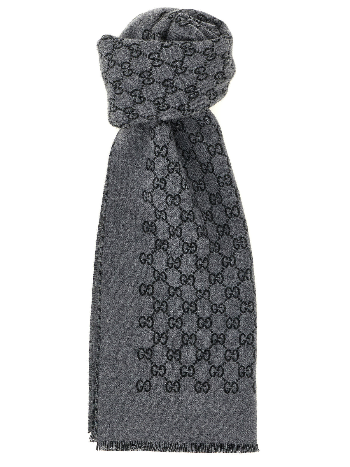 Gucci Grauer Wollschal