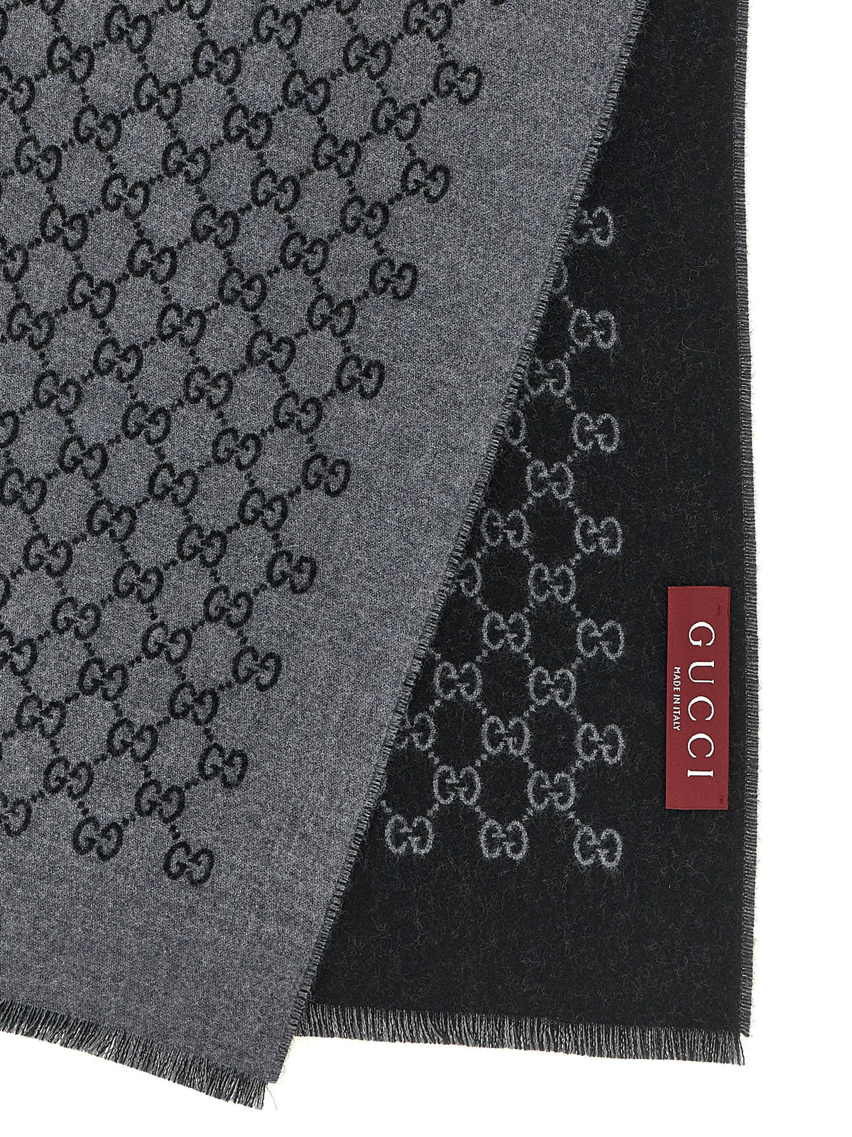 Gucci Grauer Wollschal