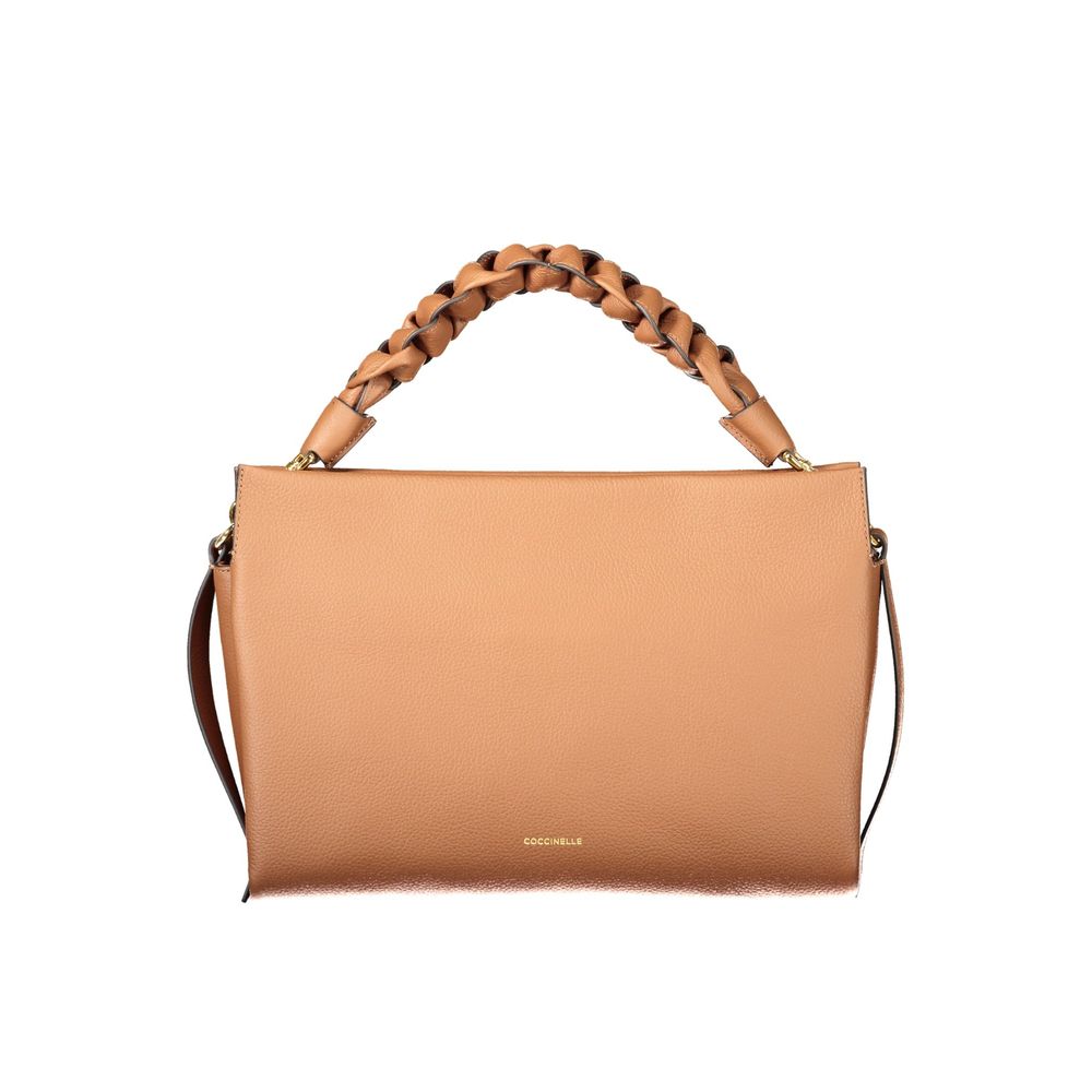 Coccinelle Braune Lederhandtasche