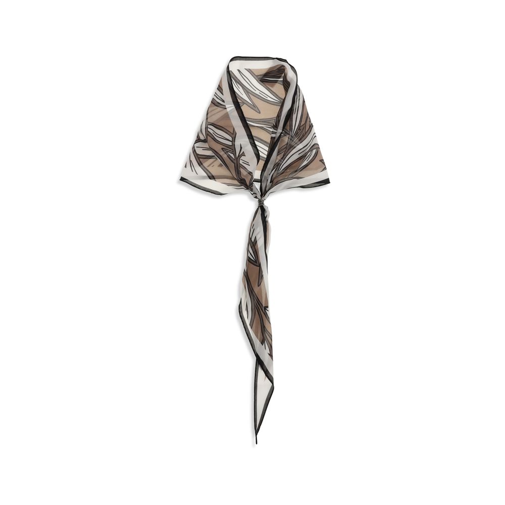 Brunello Cucinelli Beige Seidenschal