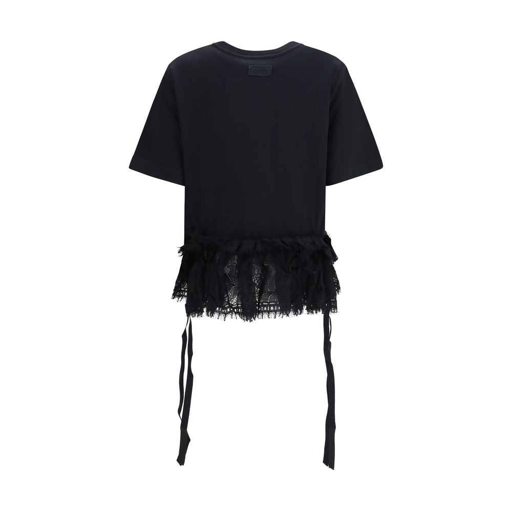Alexander McQueen Schwarzes Baumwoll-T-Shirt