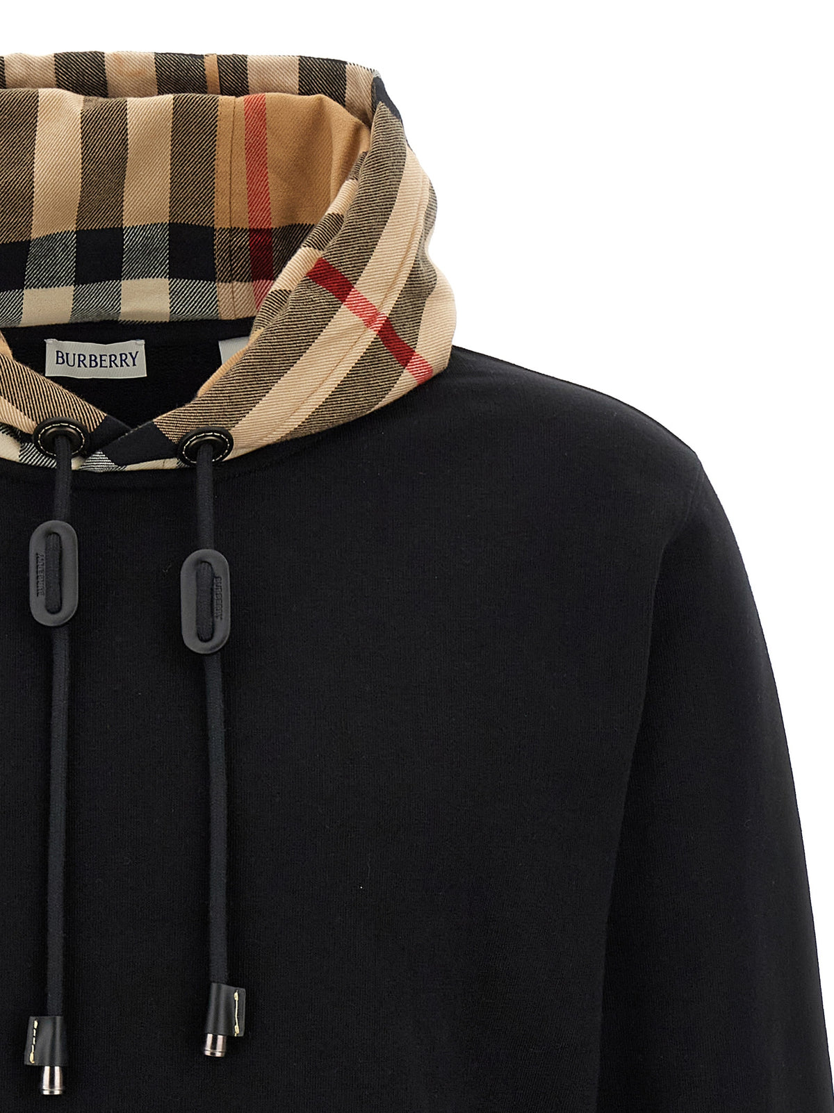 Burberry Schwarzer Baumwoll-Sweatshirt