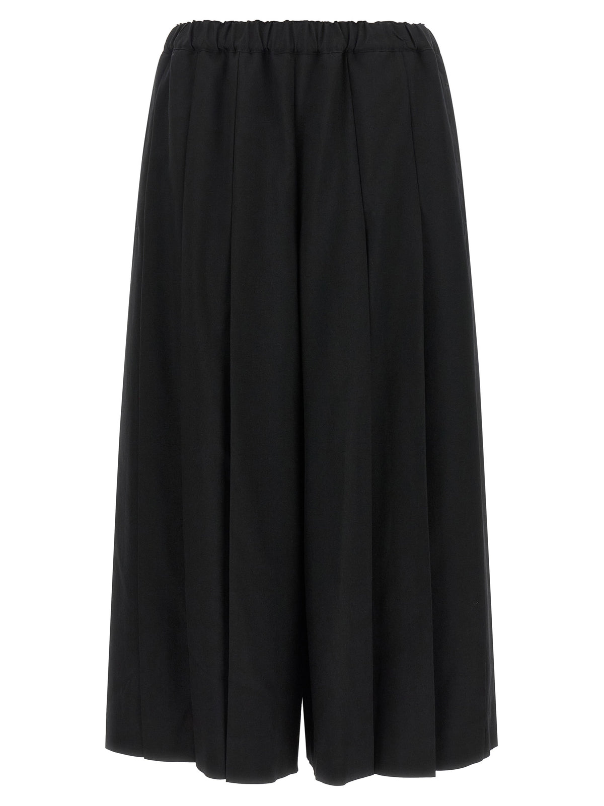 Comme Des Garçons Schwarze Woll-Freizeithose