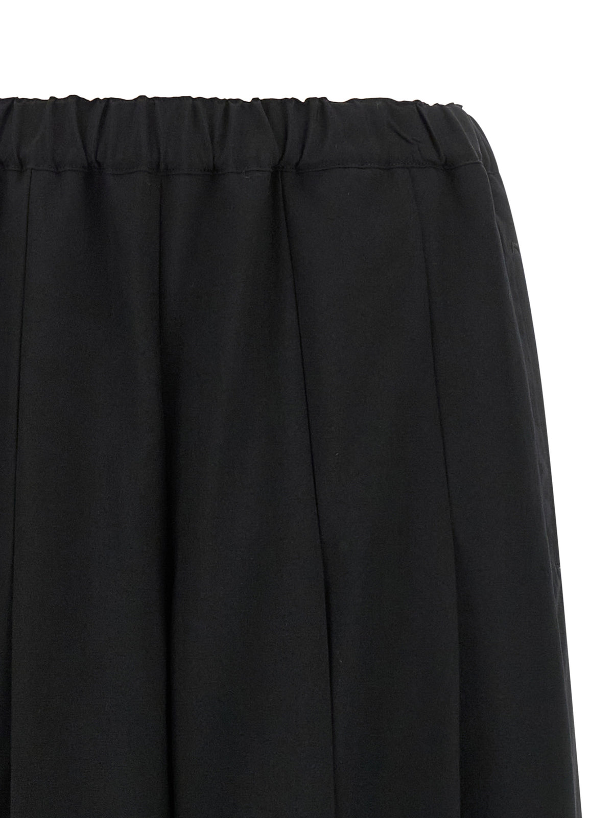 Comme Des Garçons Schwarze Woll-Freizeithose