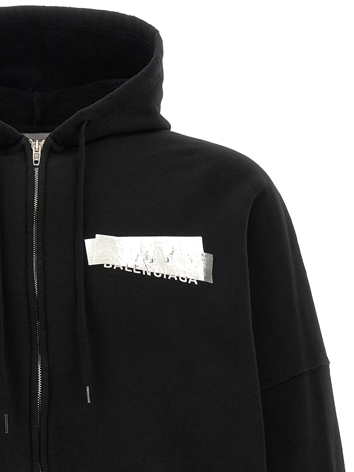 Balenciaga Schwarzer Baumwoll-Sweatshirt