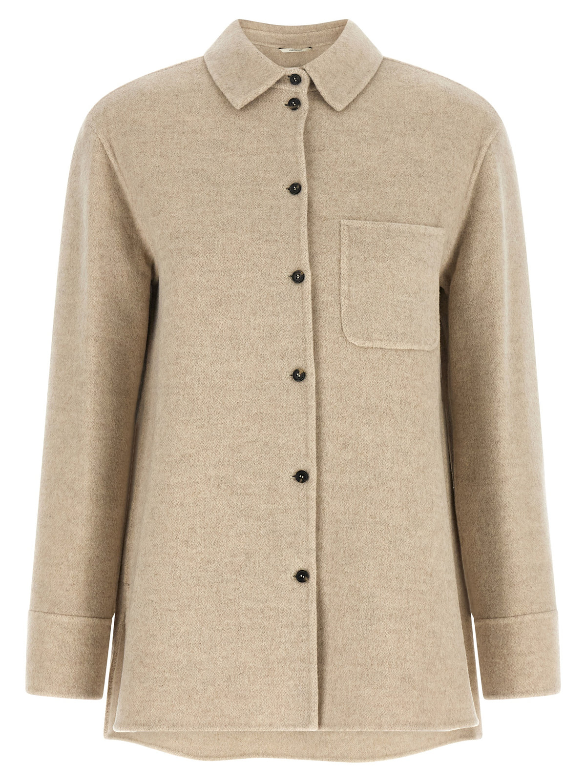 'S Max Mara Beige Virgin Wool Shell Jacke