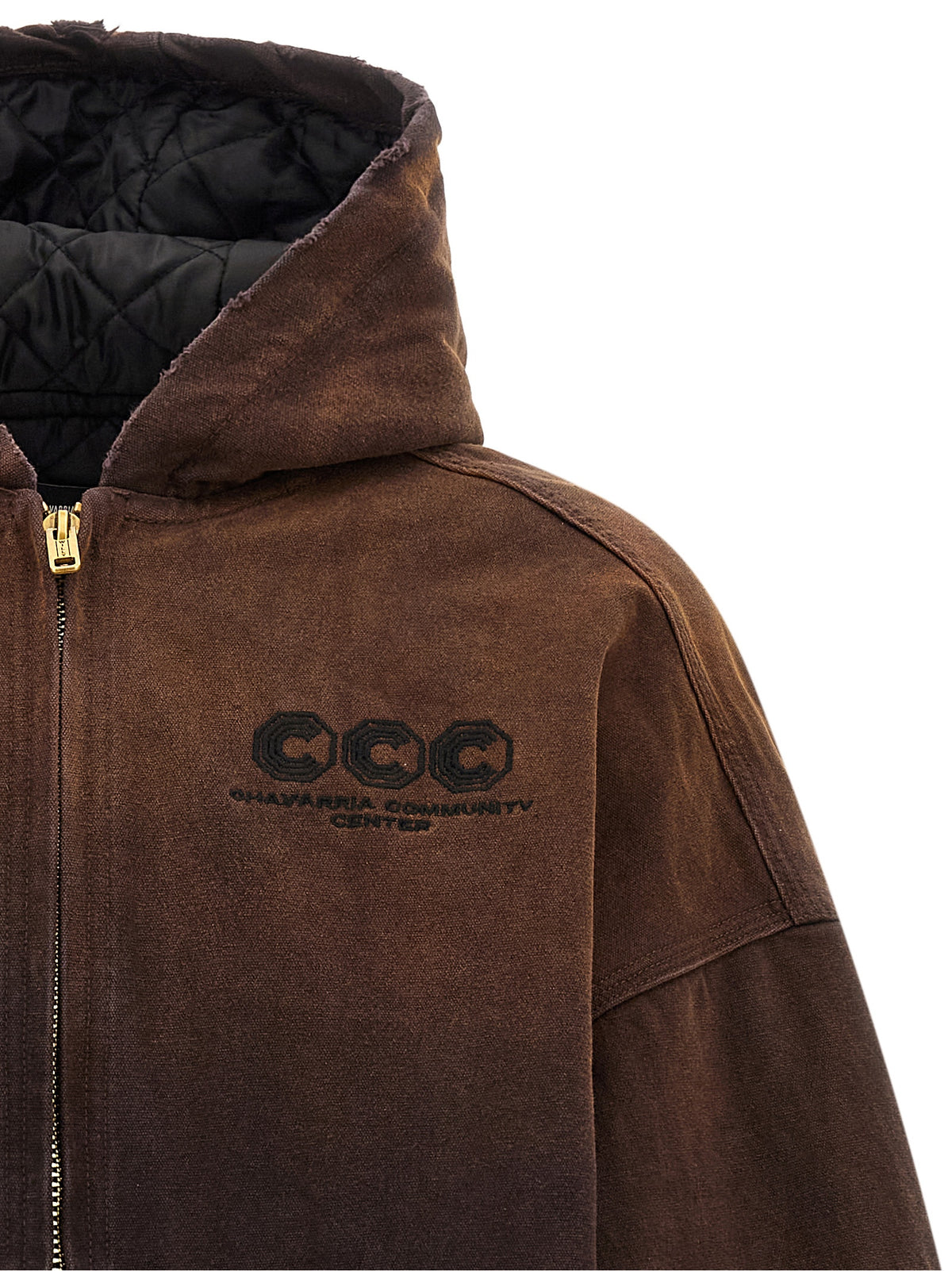 WILLY CHAVARRIA Baumwoll-Jacke in Braun