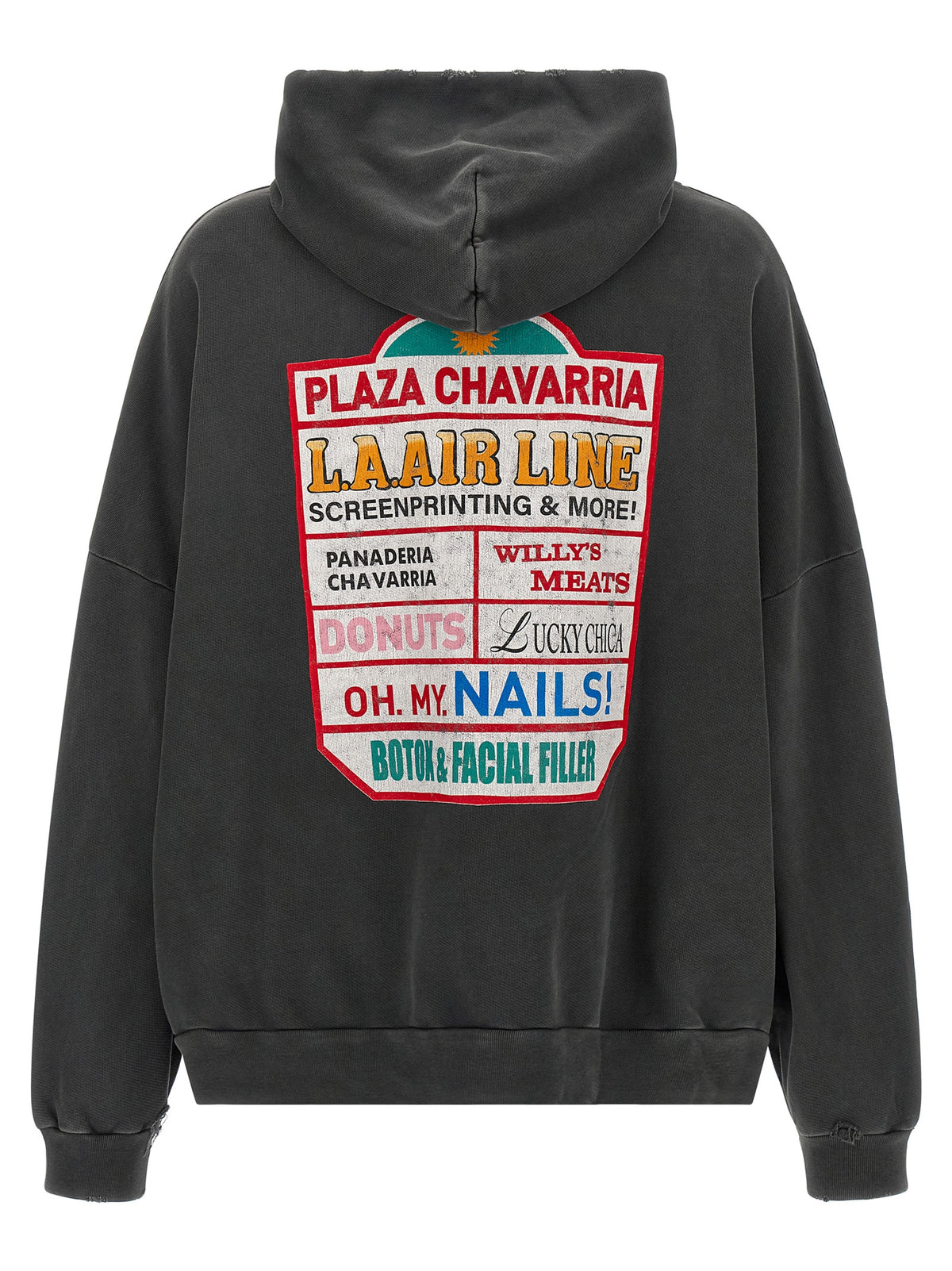 WILLY CHAVARRIA Schwarzer Baumwoll-Sweatshirt