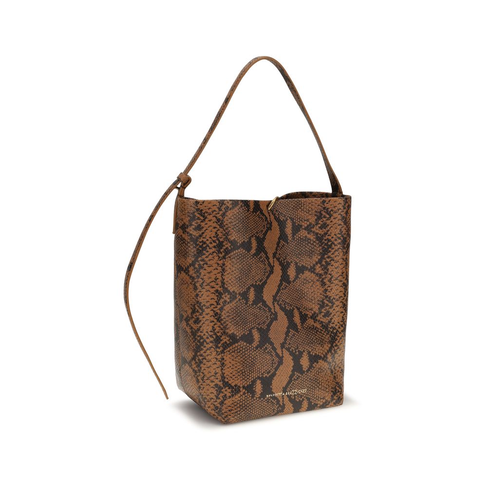 Benedetta Bruzziches Braune Kalbsleder Bos Taurus Schultertasche