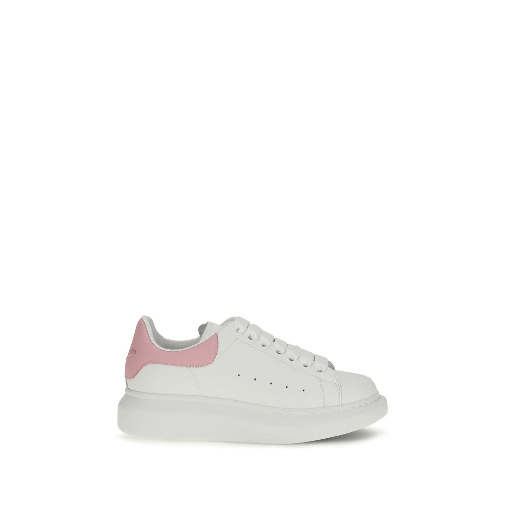 Alexander McQueen Weiße Kalbsleder Bos Taurus Chunky Sneaker