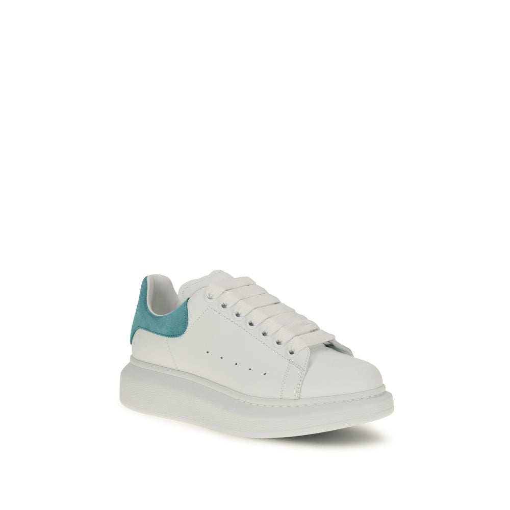 Alexander McQueen Weiße Kalbsleder Bos Taurus Chunky Sneaker