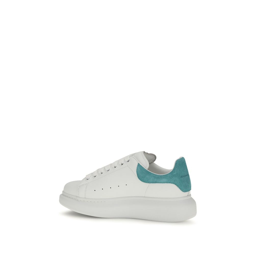 Alexander McQueen Weiße Kalbsleder Bos Taurus Chunky Sneaker