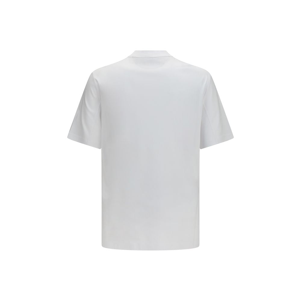 Brunello Cucinelli Weißes Baumwoll-T-Shirt