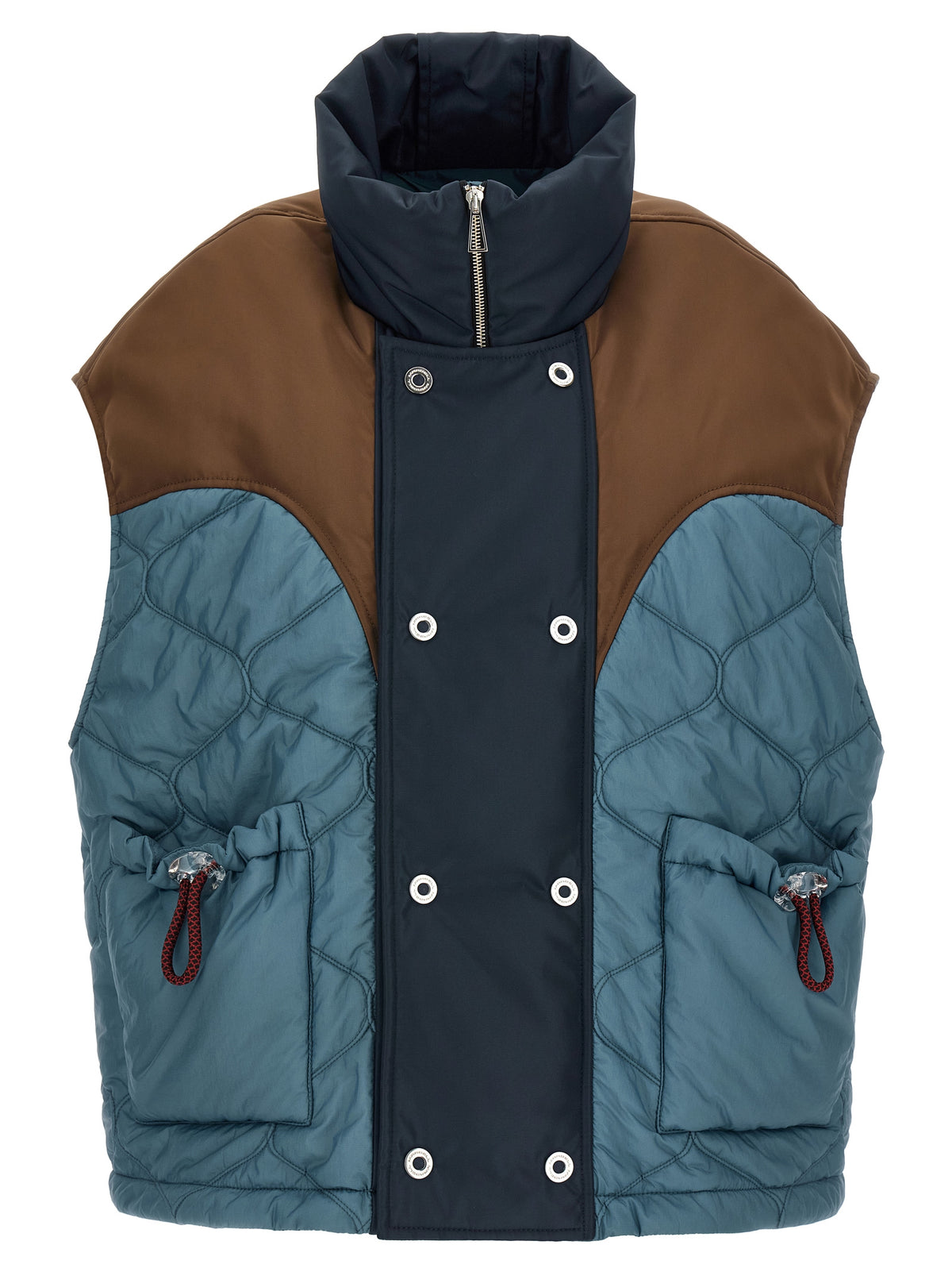 MARBELL Blaue Ärmellose Jacke aus Polyamid