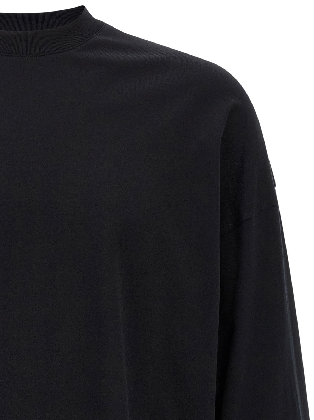 Jil Sander Schwarzes Baumwoll-T-Shirt