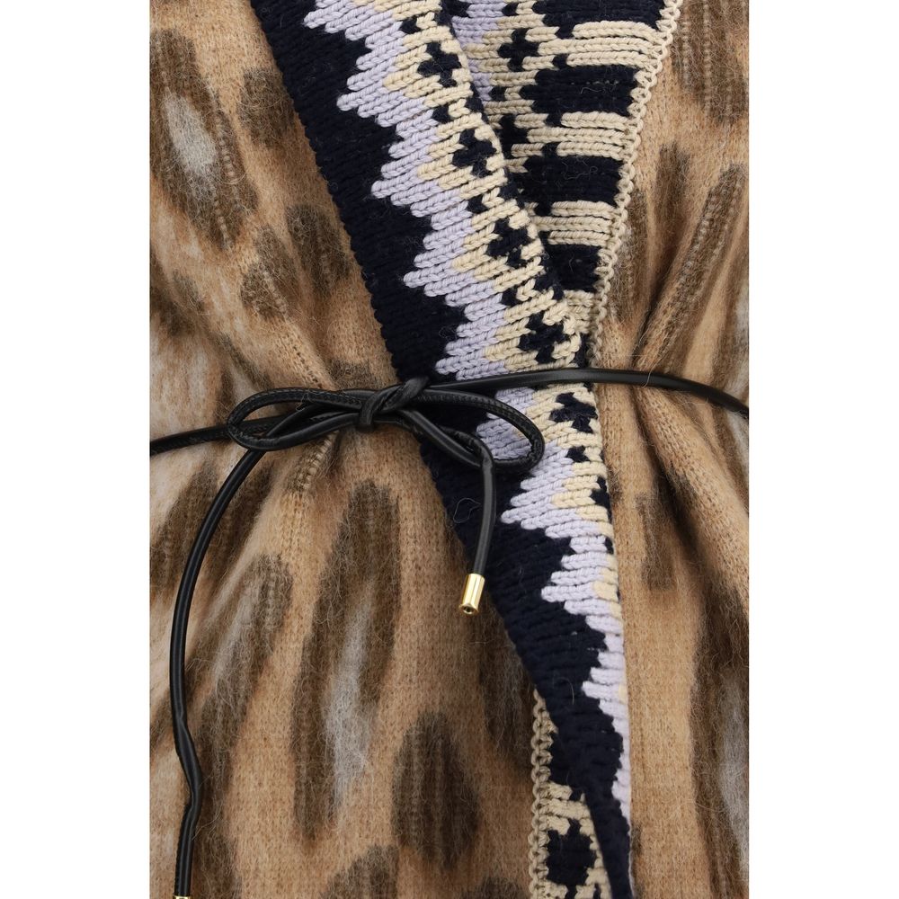 Forte_Forte Beige Alpaka Vicugna Pacos Strickjacke