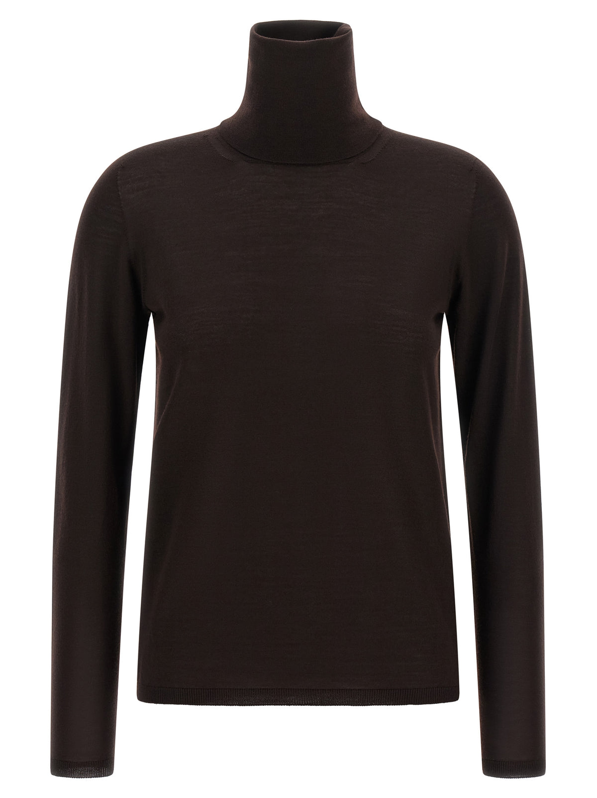 Max Mara Brauner Cardigan aus reiner Schurwolle