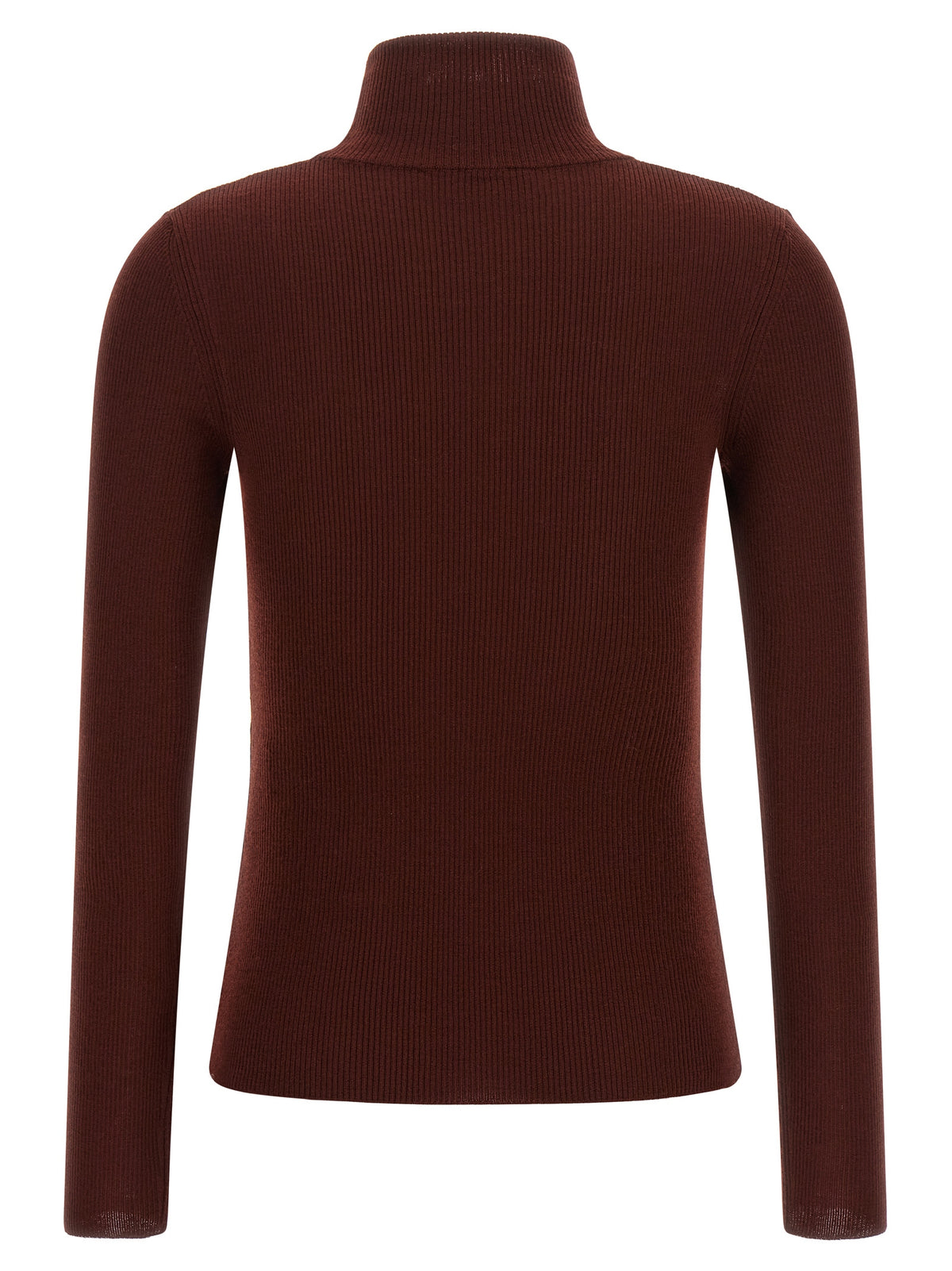 Max Mara Cardigan aus bordeauxroter Schurwolle