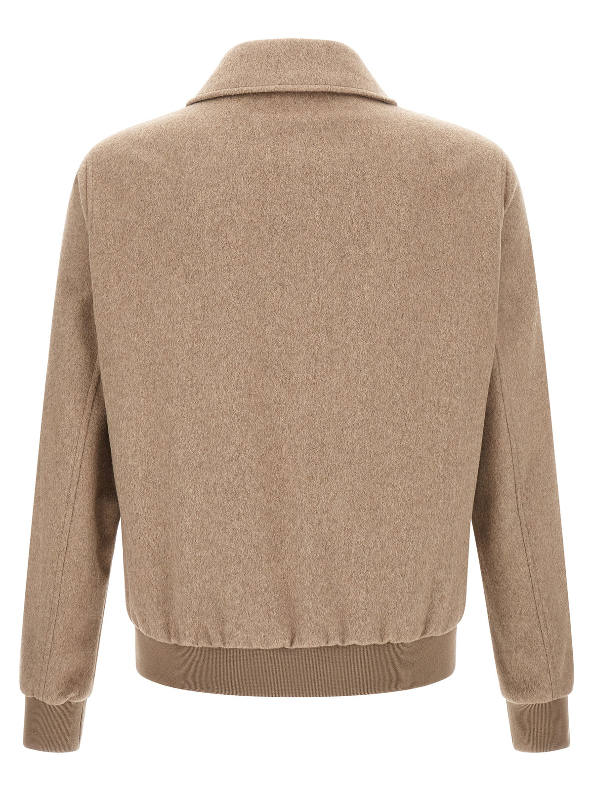 Pal Zileri Beige Wollmantel Lang