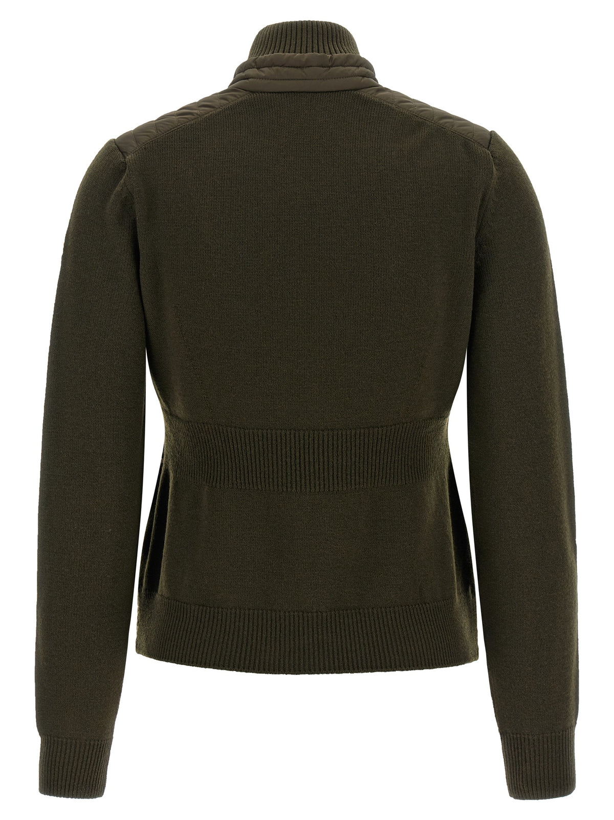Moncler Grenoble Zweifarbige Polyamid-Strickjacke