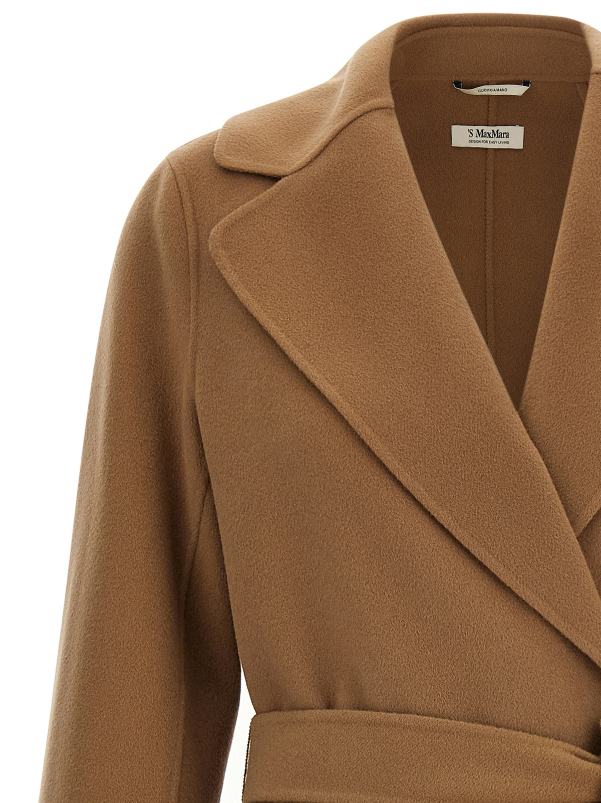 'S Max Mara Beiger Wollmantel
